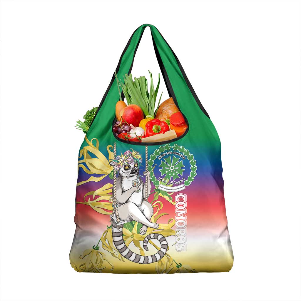 Comoros Grocery Bag Mongoose Lemur With Ylang Ylang