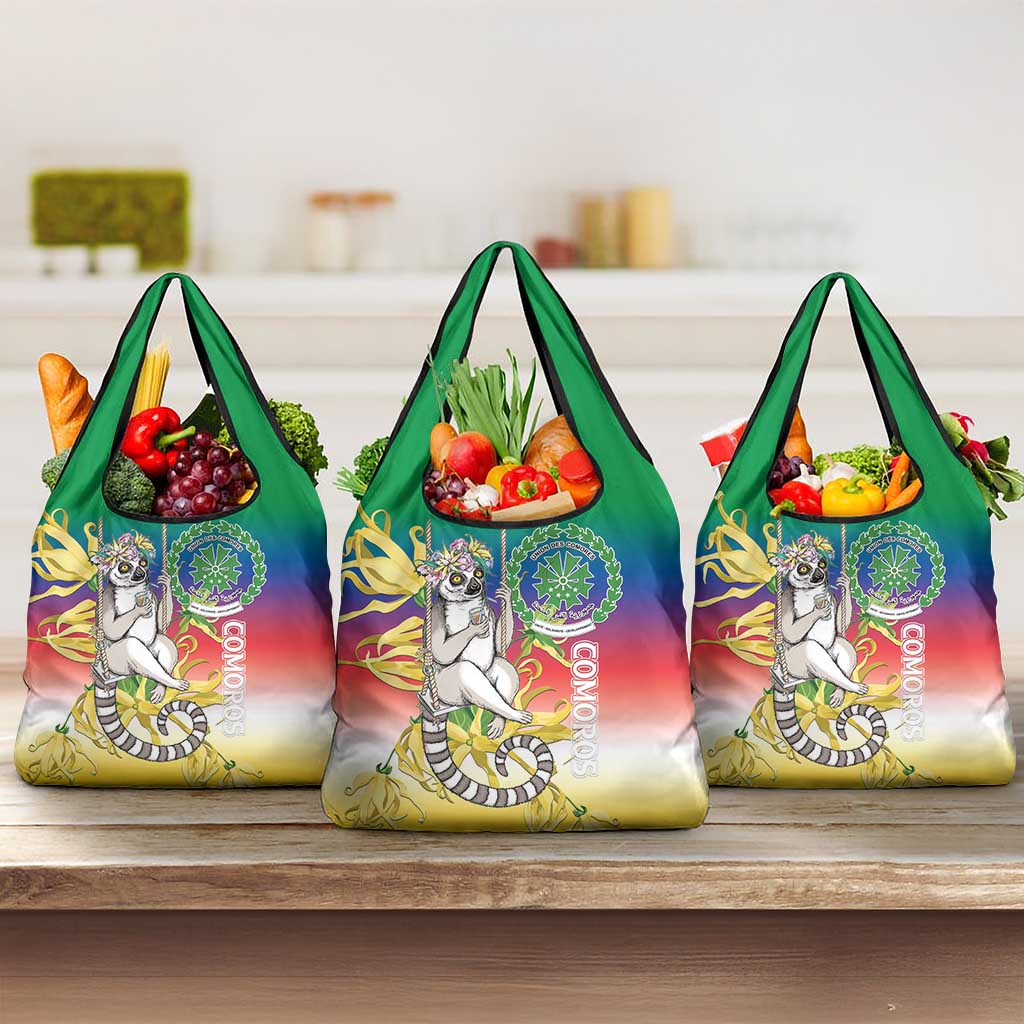 Comoros Grocery Bag Mongoose Lemur With Ylang Ylang
