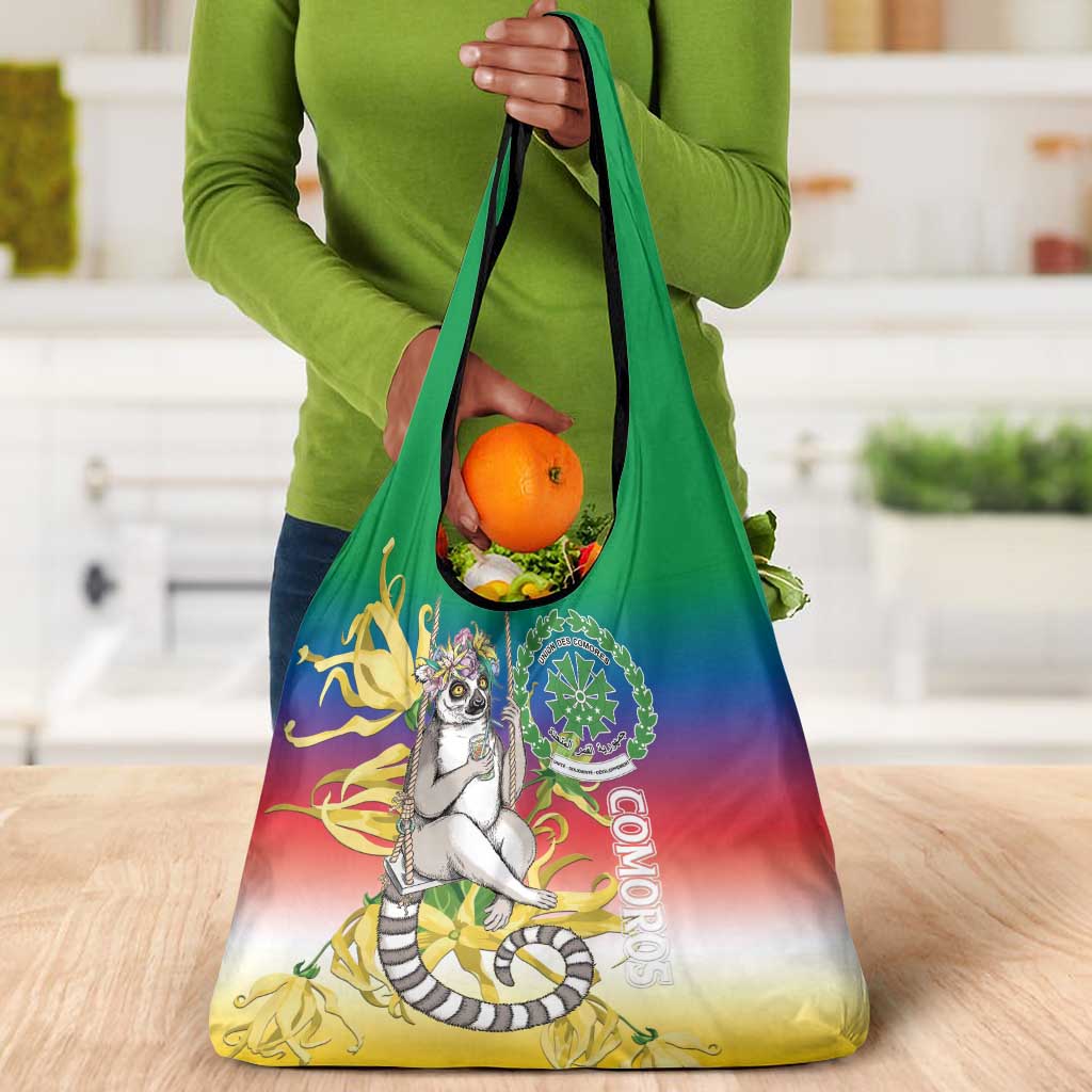 Comoros Grocery Bag Mongoose Lemur With Ylang Ylang