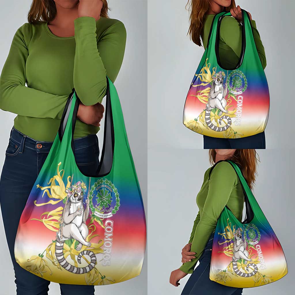 Comoros Grocery Bag Mongoose Lemur With Ylang Ylang