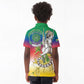 Comoros Kid Polo Shirt Mongoose Lemur With Ylang Ylang