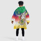 Comoros Kid Wearable Blanket Hoodie Mongoose Lemur With Ylang Ylang
