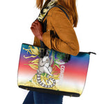 Comoros Leather Tote Bag Mongoose Lemur With Ylang Ylang