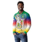 Comoros Long Sleeve Polo Shirt Mongoose Lemur With Ylang Ylang