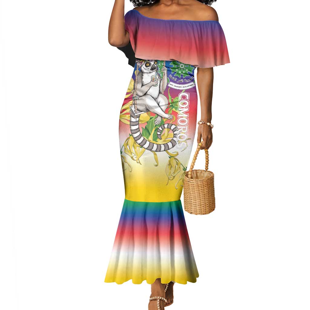 Comoros Mermaid Dress Mongoose Lemur With Ylang Ylang