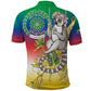 Comoros Polo Shirt Mongoose Lemur With Ylang Ylang