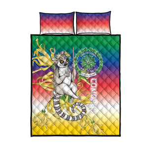 Comoros Quilt Bed Set Mongoose Lemur With Ylang Ylang