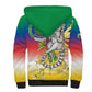 Comoros Sherpa Hoodie Mongoose Lemur With Ylang Ylang