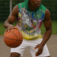 Comoros Sleeveless Hoodie Mongoose Lemur With Ylang Ylang - African Pride