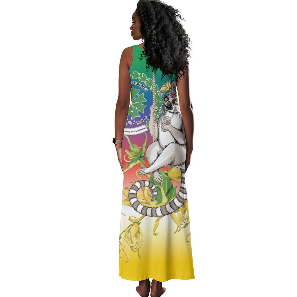 Comoros Tank Maxi Dress Mongoose Lemur With Ylang Ylang