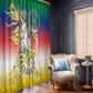 Comoros Window Curtain Mongoose Lemur With Ylang Ylang