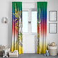 Comoros Window Curtain Mongoose Lemur With Ylang Ylang