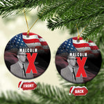 100 Years of Malcolm X Ceramic Ornament His Legacy for Black - African Pride