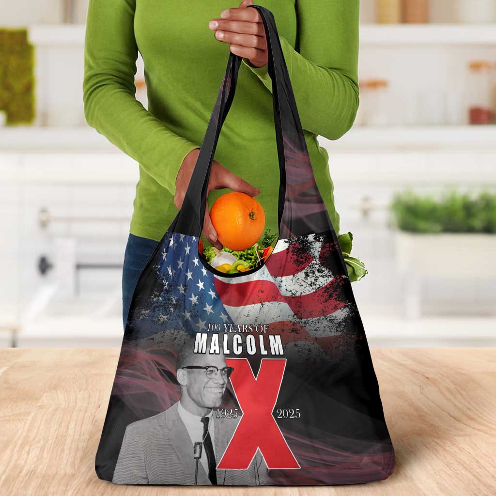 100 Years of Malcolm X Grocery Bag His Legacy for Black
