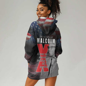 100 Years of Malcolm X Hoodie Dress His Legacy for Black
