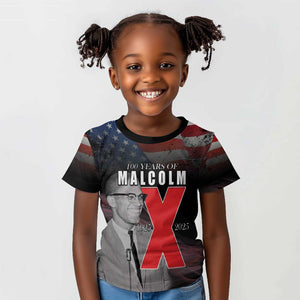 100 Years of Malcolm X Kid T shirt His Legacy for Black