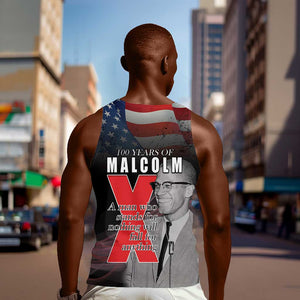 100 Years of Malcolm X Men Tank Top His Legacy for Black