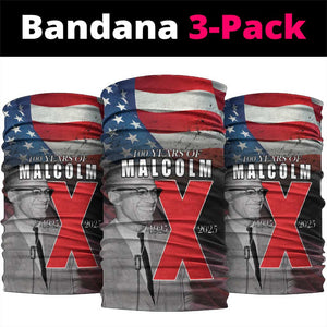100 Years of Malcolm X Neck Gaiter His Legacy for Black LT15