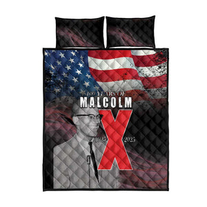 100 Years of Malcolm X Quilt Bed Set His Legacy for Black