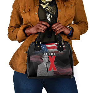 100 Years of Malcolm X Shoulder Handbag His Legacy for Black