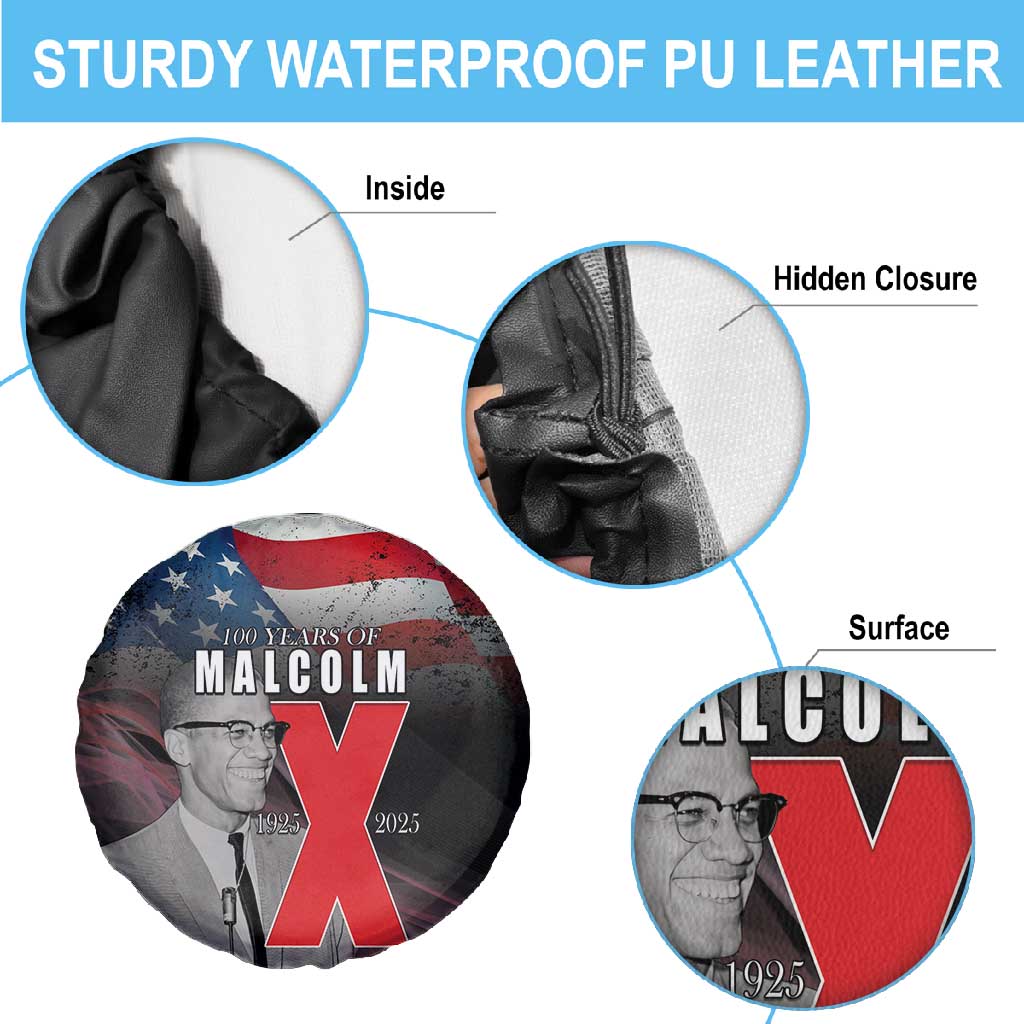 100 Years of Malcolm X Spare Tire Cover His Legacy for Black
