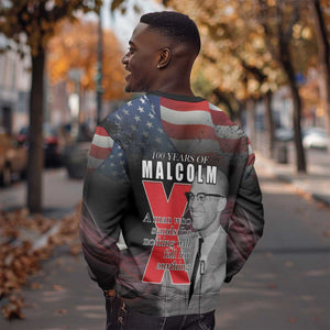 100 Years of Malcolm X Sweatshirt His Legacy for Black