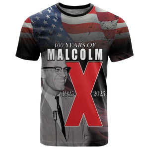 100 Years of Malcolm X T shirt His Legacy for Black