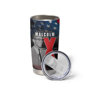 100 Years of Malcolm X Tumbler Cup His Legacy for Black