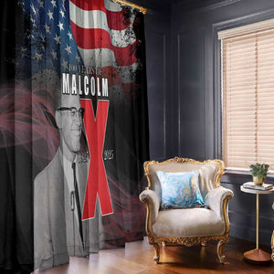 100 Years of Malcolm X Window Curtain His Legacy for Black