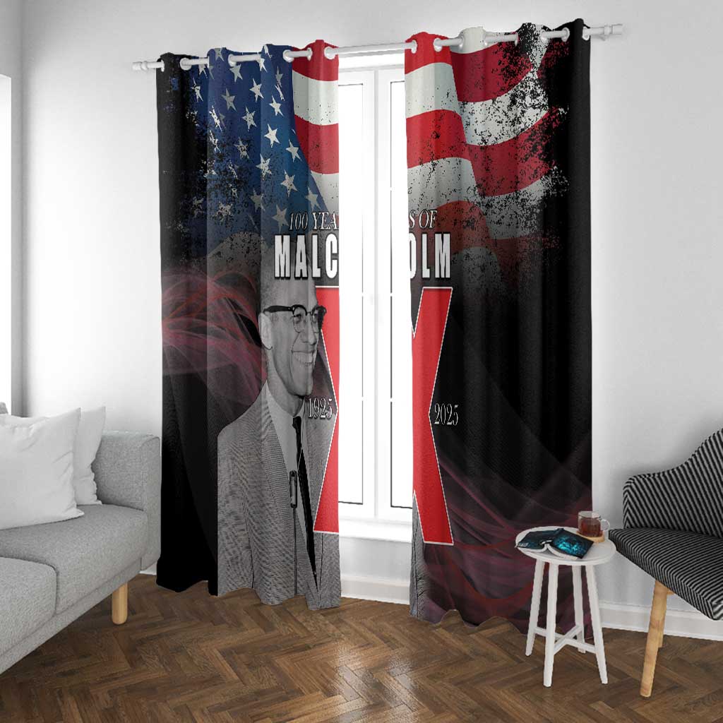 100 Years of Malcolm X Window Curtain His Legacy for Black