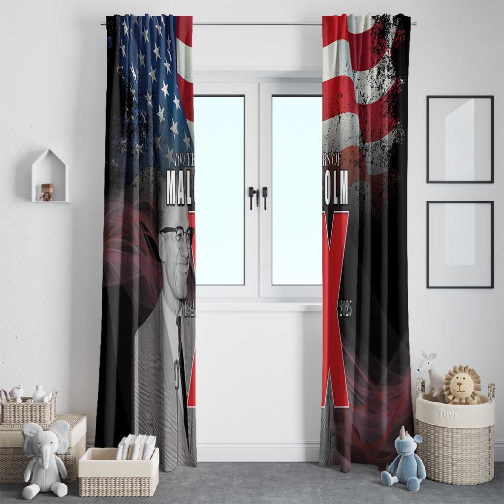 100 Years of Malcolm X Window Curtain His Legacy for Black