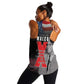 100 Years of Malcolm X Women Racerback Tank His Legacy for Black