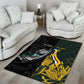 New Zealand vs South Africa Rugby Area Rug Maori - African Pattern