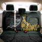 New Zealand vs South Africa Rugby Back Car Seat Cover Maori - African Pattern