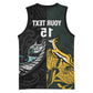 New Zealand vs South Africa Rugby Custom Basketball Jersey Maori - African Pattern - African Pride