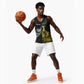 New Zealand vs South Africa Rugby Custom Basketball Jersey Maori - African Pattern - African Pride