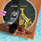 New Zealand vs South Africa Rugby Beach Blanket Maori - African Pattern