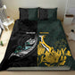 New Zealand vs South Africa Rugby Bedding Set Maori - African Pattern