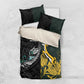 New Zealand vs South Africa Rugby Bedding Set Maori - African Pattern