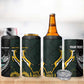 New Zealand vs South Africa Rugby Custom 4 in 1 Can Cooler Tumbler Maori - African Pattern