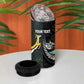 New Zealand vs South Africa Rugby Custom 4 in 1 Can Cooler Tumbler Maori - African Pattern
