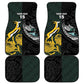 New Zealand vs South Africa Rugby Car Mats Maori - African Pattern