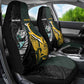 New Zealand vs South Africa Rugby Car Seat Cover Maori - African Pattern