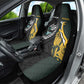 New Zealand vs South Africa Rugby Car Seat Cover Maori - African Pattern