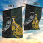 New Zealand vs South Africa Rugby Garden Flag Maori - African Pattern