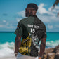 New Zealand vs South Africa Rugby Custom Hawaiian Shirt Maori - African Pattern