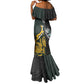 New Zealand vs South Africa Rugby Custom Mermaid Dress Maori - African Pattern