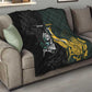 New Zealand vs South Africa Rugby Quilt Maori - African Pattern