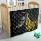 New Zealand vs South Africa Rugby Quilt Maori - African Pattern
