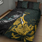 New Zealand vs South Africa Rugby Quilt Bed Set Maori - African Pattern